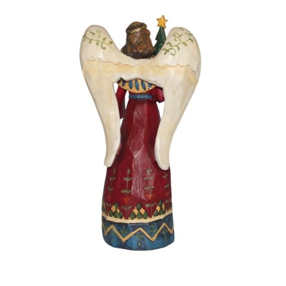 St. Nicholas Square Winterland Collection Angel With Christmas Tree 9 Inch 2009 - Picture 3 of 5